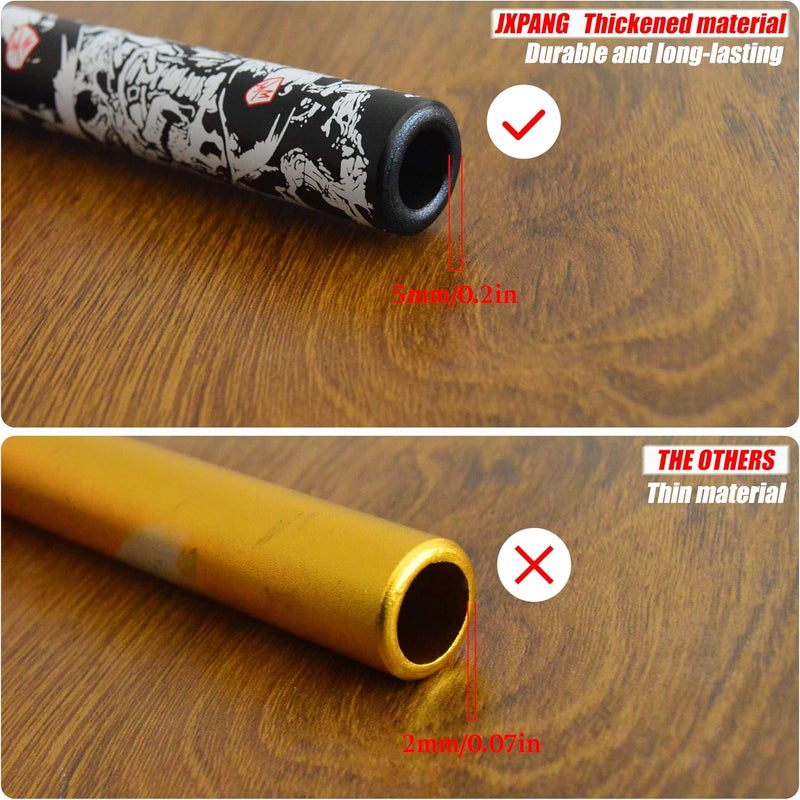 JXPANG Universal 28mm 1/1/8" Handle Bar For CRF KLX KX LTR TRX SX SXF EXC XCW Motocross Pit Dirt Bike Scooter ATV Quad Bike Grizzly Hawk 250 Bicycles (Gold) - Image 2